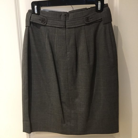 Grey wool skirt by BCBG, s4 - Picture 2 of 4